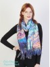 Erin Hanson: Saguaro Dusk Fashion Scarf